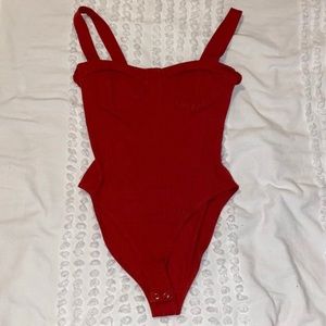 Forever 21 Red Bodysuit